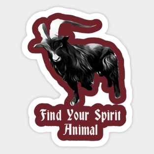 Find Your Spirit Animal Sticker